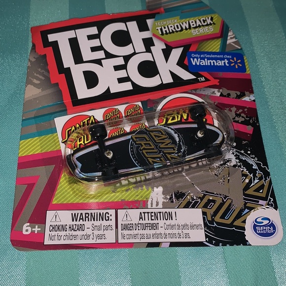 Tech Deck Throwback Series Fingerboard Santa Cruz Ultra Rare Walmart Exclusive - Picture 2 of 10